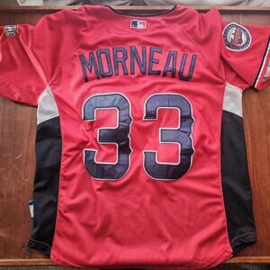 Justin Morneau Anaheim Minnesota Twins 2010 All Star Game Baseball Jersey 48 M